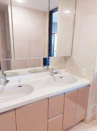 川崎市多摩区東生田３丁目の賃貸マンションの洗面所