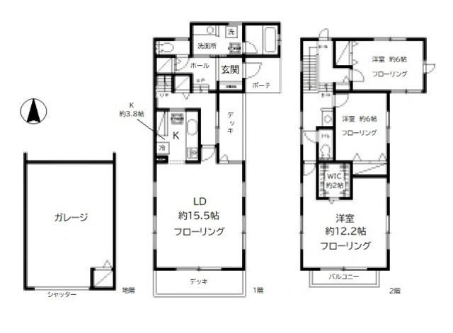 カメリアハウスの間取り