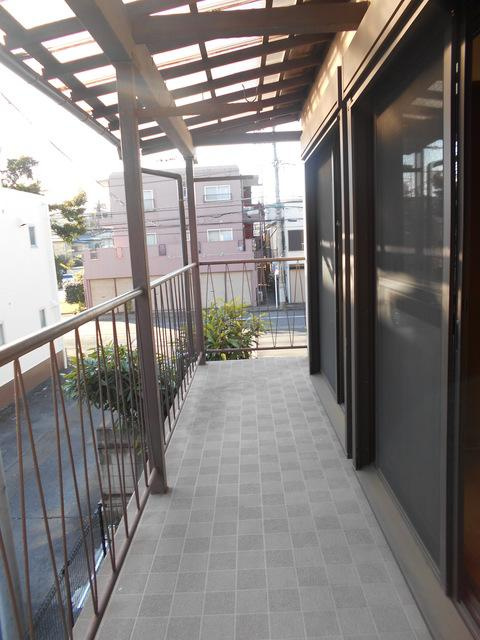 Ｄａｉｍｏｔｏ壱番館　Ａ棟のバルコニー