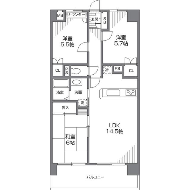 グランディフォーラの間取り