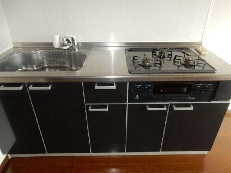 川崎市多摩区宿河原１丁目の賃貸マンションのキッチン