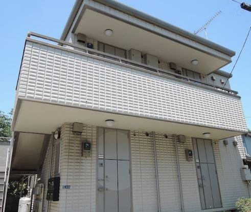 川崎市多摩区中野島１丁目のアパートの外観