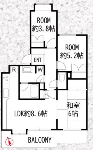 ファミールヴィラ多摩の間取り