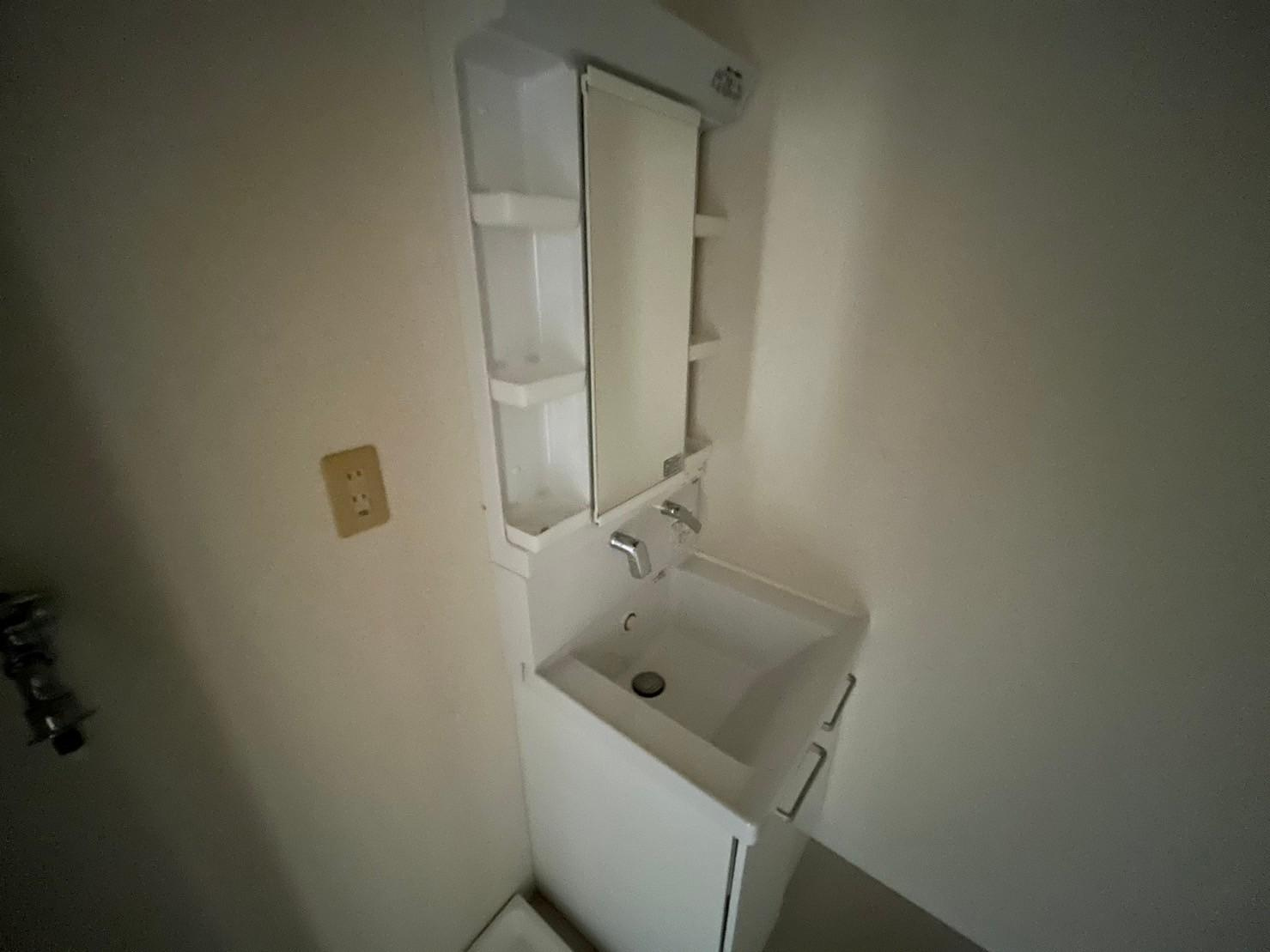 キャピタル稲田堤の洗面所