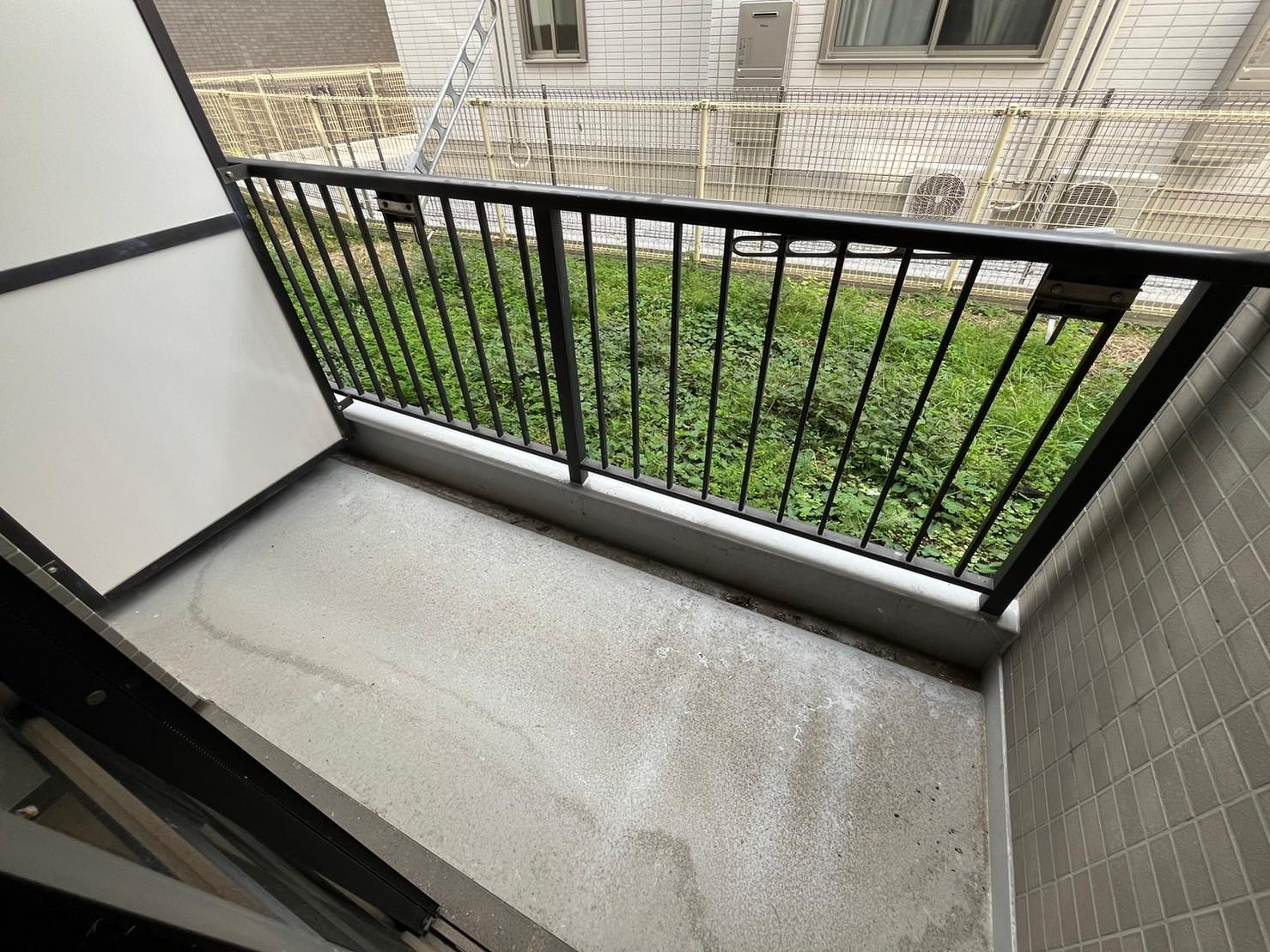 キャピタル稲田堤のバルコニー