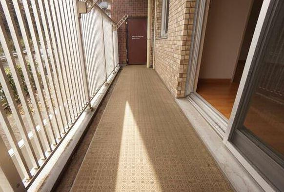 川崎市多摩区枡形６丁目の賃貸マンションのバルコニー