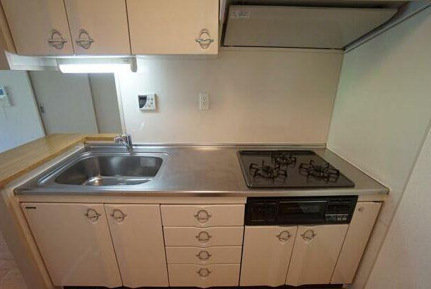 川崎市多摩区枡形６丁目の賃貸マンションのキッチン