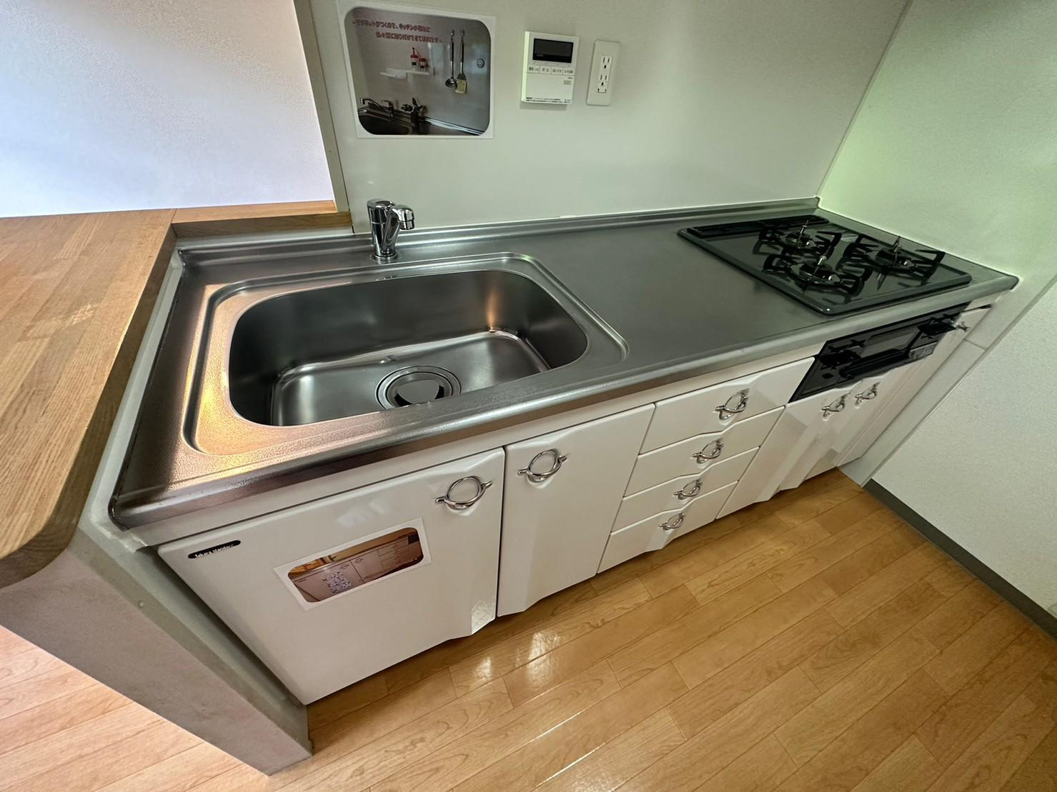 川崎市多摩区枡形６丁目の賃貸マンションのキッチン