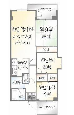 新百合ヶ丘ベルハイムの間取り