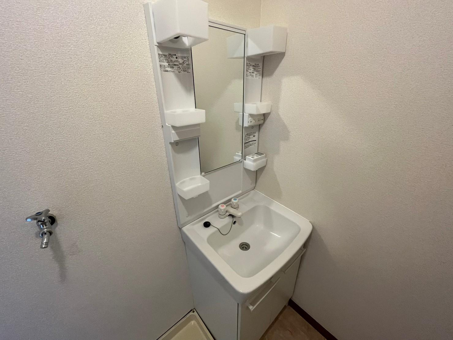 川崎市多摩区登戸新町の賃貸マンションの洗面所