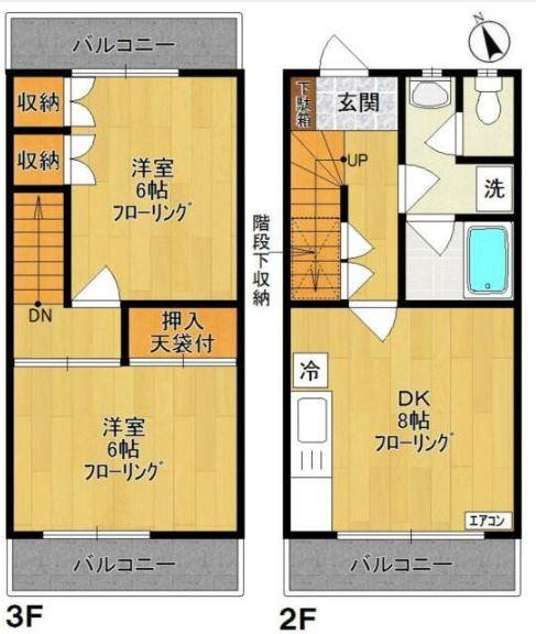 川崎市多摩区菅５丁目の賃貸マンションの間取り