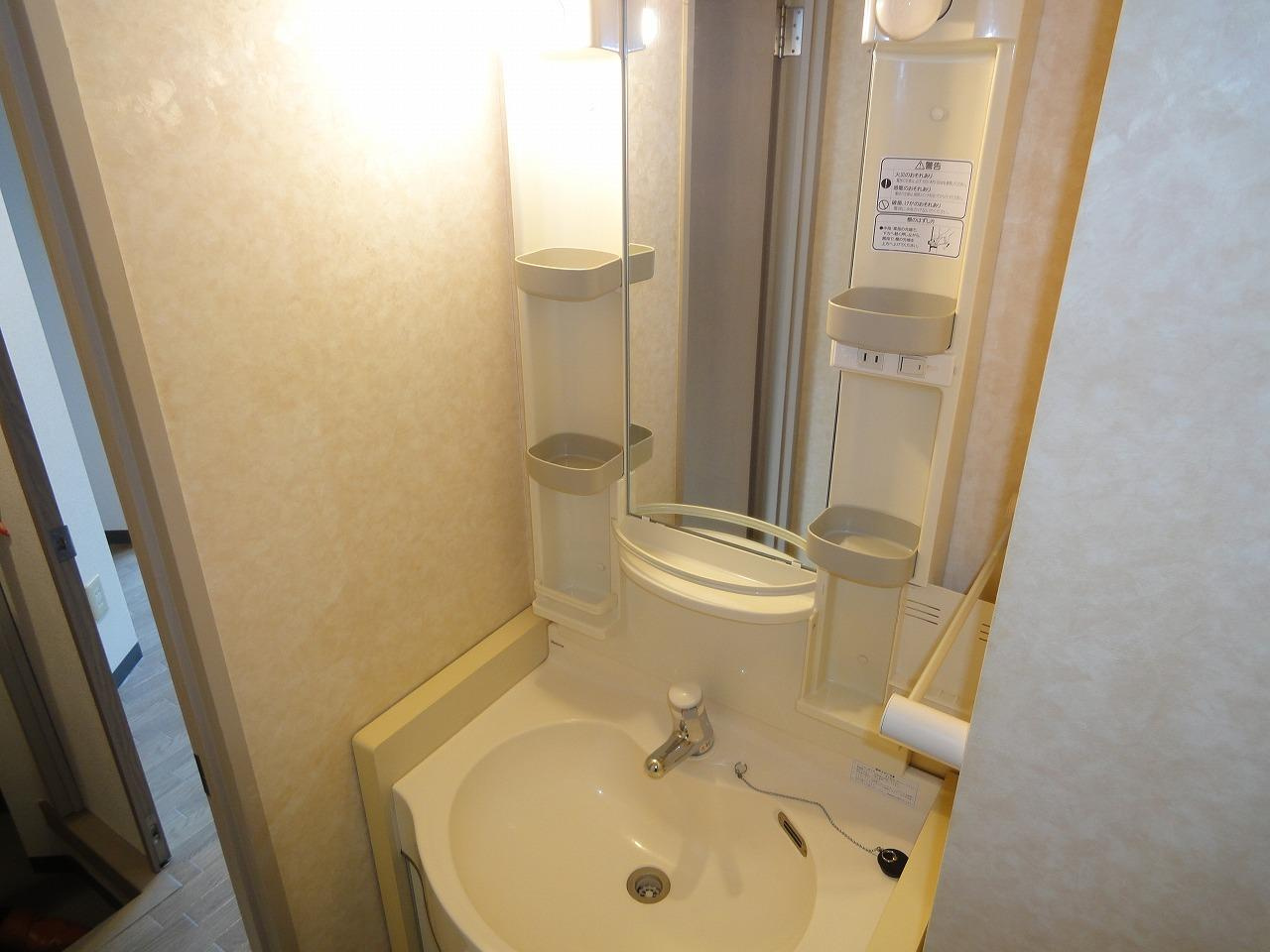 川崎市多摩区登戸の賃貸マンションの洗面所