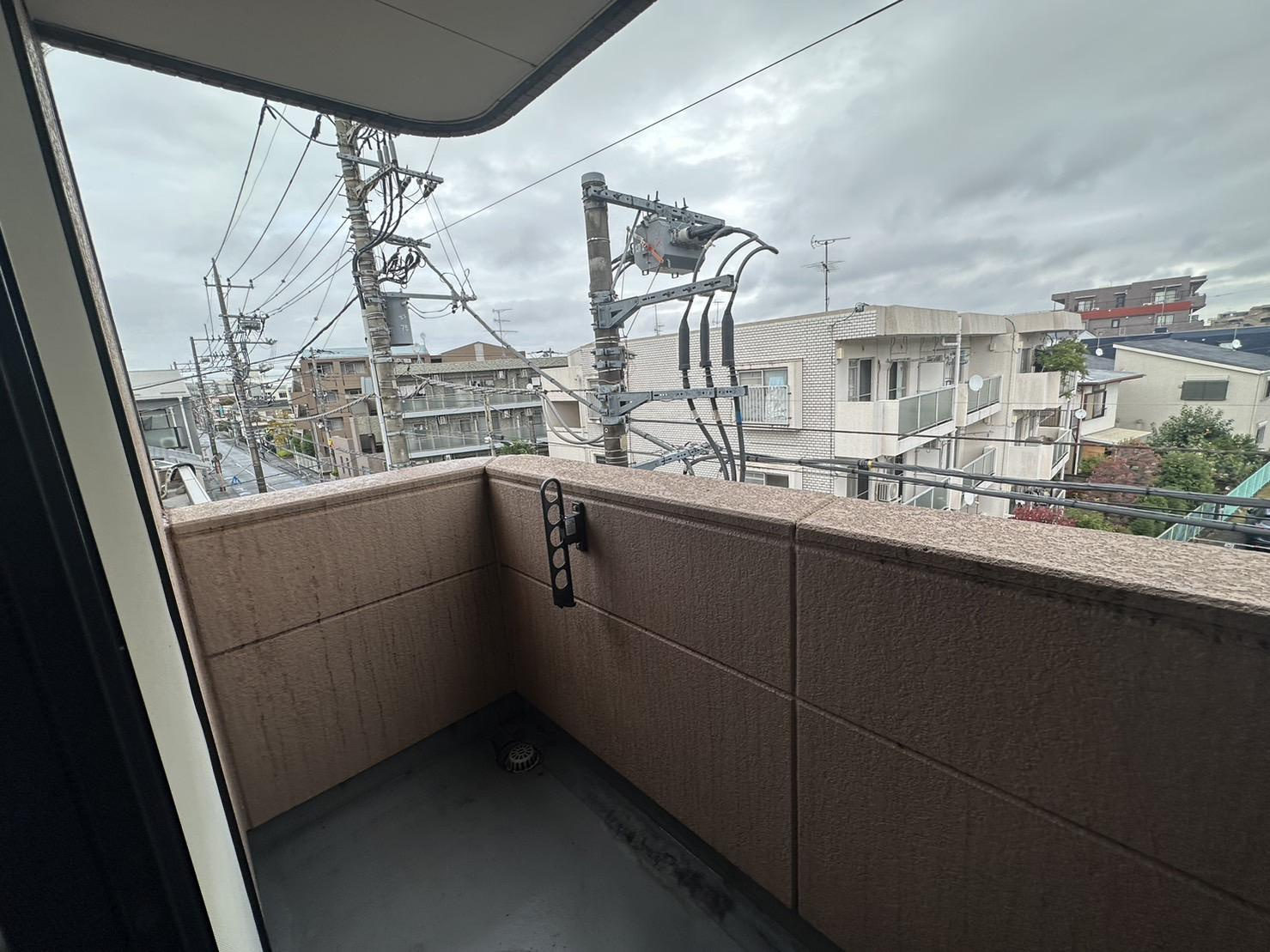 川崎市多摩区宿河原２丁目の賃貸マンションのバルコニー