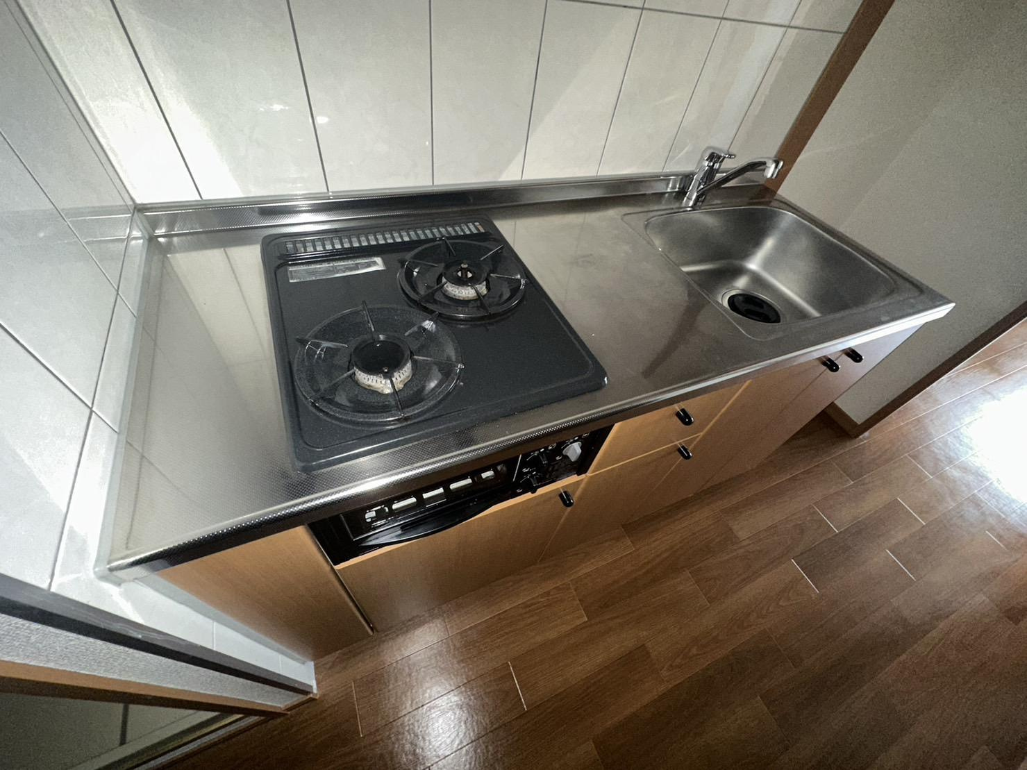 川崎市多摩区宿河原２丁目の賃貸マンションのキッチン