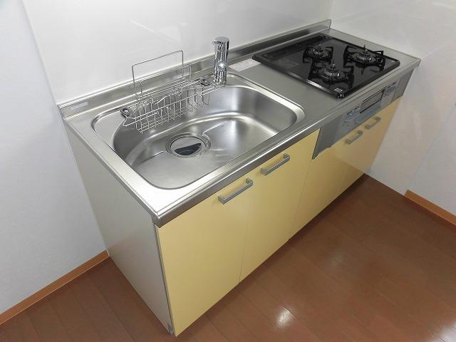 川崎市多摩区登戸新町の賃貸マンションのキッチン