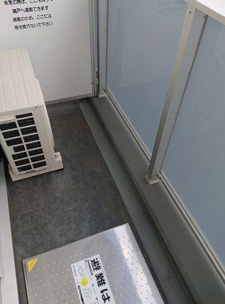 川崎市多摩区宿河原３丁目の賃貸マンションのバルコニー