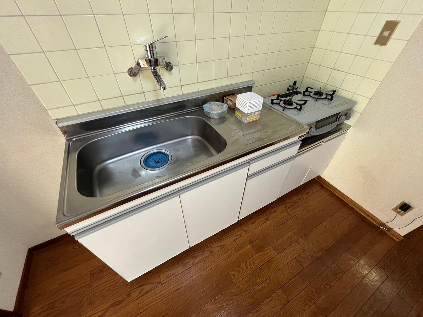 川崎市多摩区登戸新町の賃貸マンションのキッチン