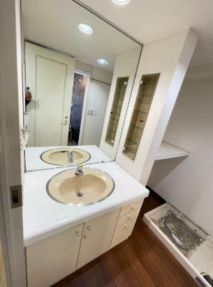 川崎市多摩区三田２丁目の賃貸マンションの洗面所