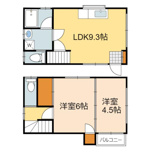 川崎市多摩区登戸のタウンの間取り