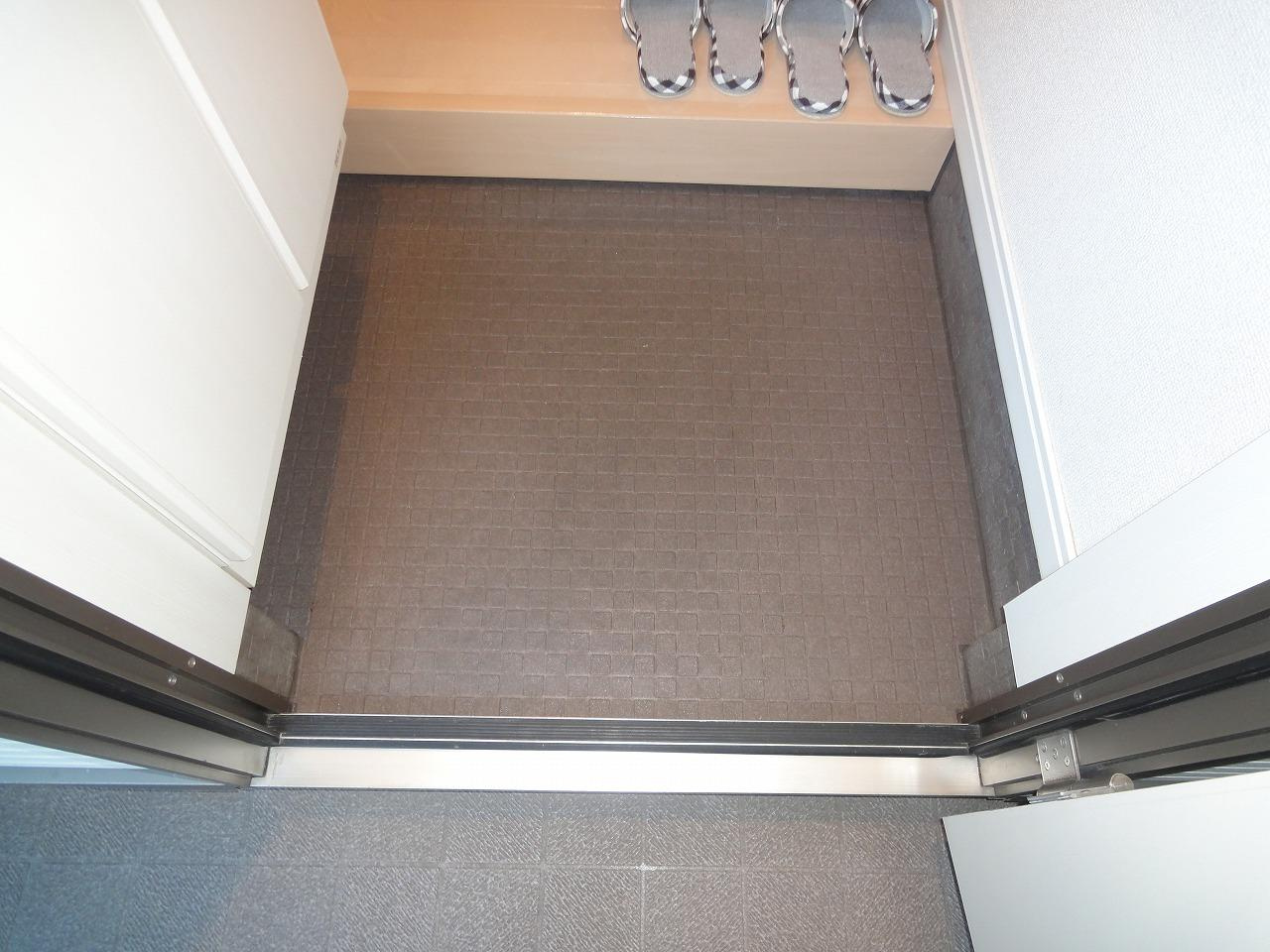 川崎市多摩区枡形６丁目のアパートの玄関