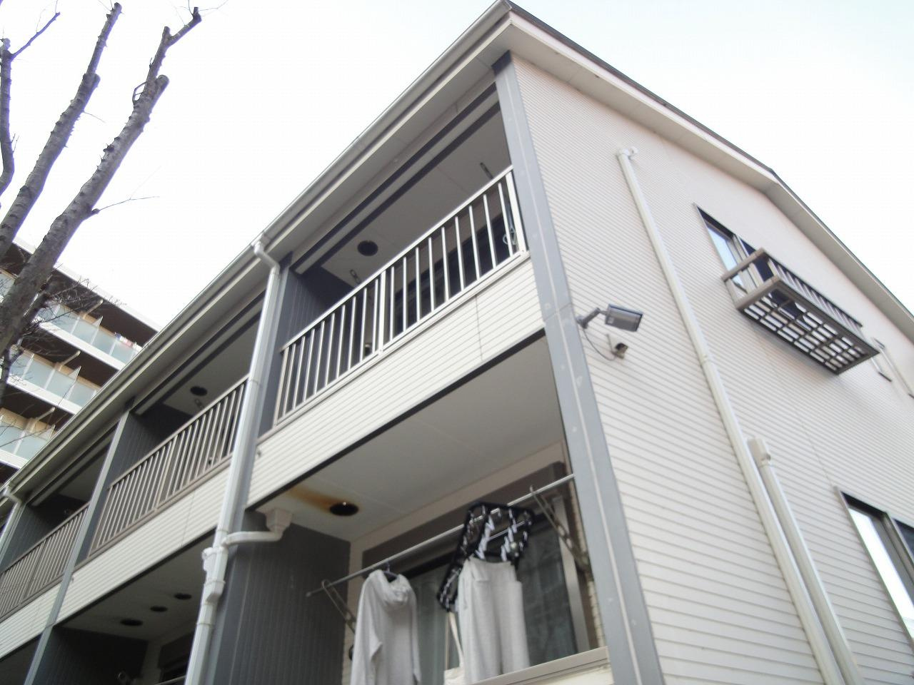 川崎市多摩区枡形６丁目のアパートの外観