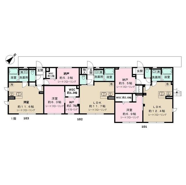 狛江市東和泉１丁目のアパートの間取り