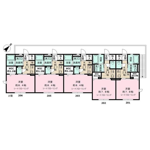 アクセスヴィラ狛江の間取り