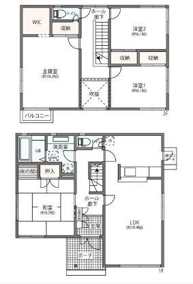 岩戸南３丁目戸建の間取り