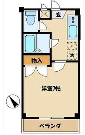 クロノス登戸の間取り