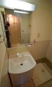 稲城市矢野口の賃貸マンションの洗面所