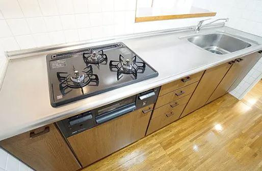 川崎市多摩区中野島３丁目の賃貸マンションのキッチン