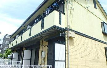 川崎市多摩区枡形２丁目のアパートのバルコニー