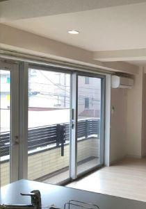 川崎市多摩区登戸の賃貸マンションのバルコニー