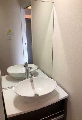 川崎市多摩区登戸の賃貸マンションの洗面所