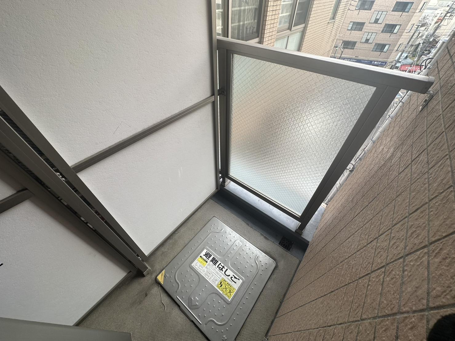 川崎市多摩区登戸の賃貸マンションのバルコニー