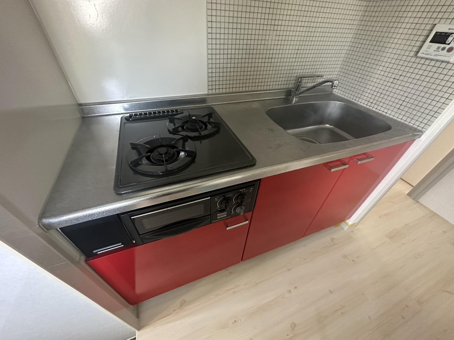 川崎市多摩区登戸の賃貸マンションのキッチン