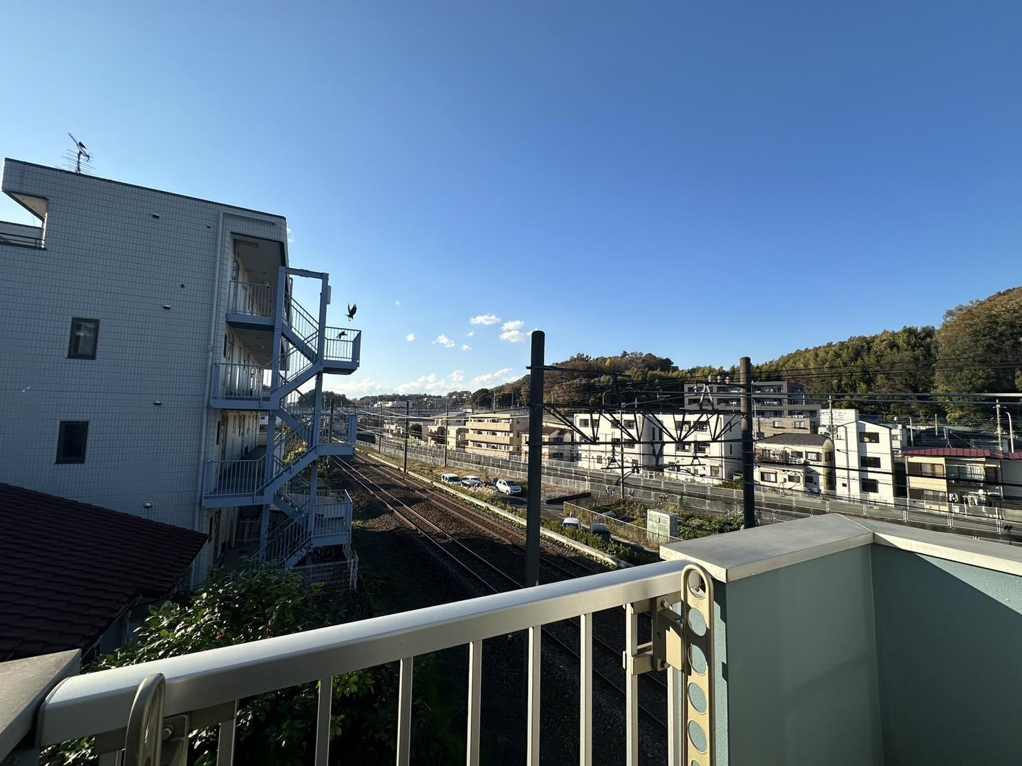 川崎市多摩区枡形５丁目のアパートの展望