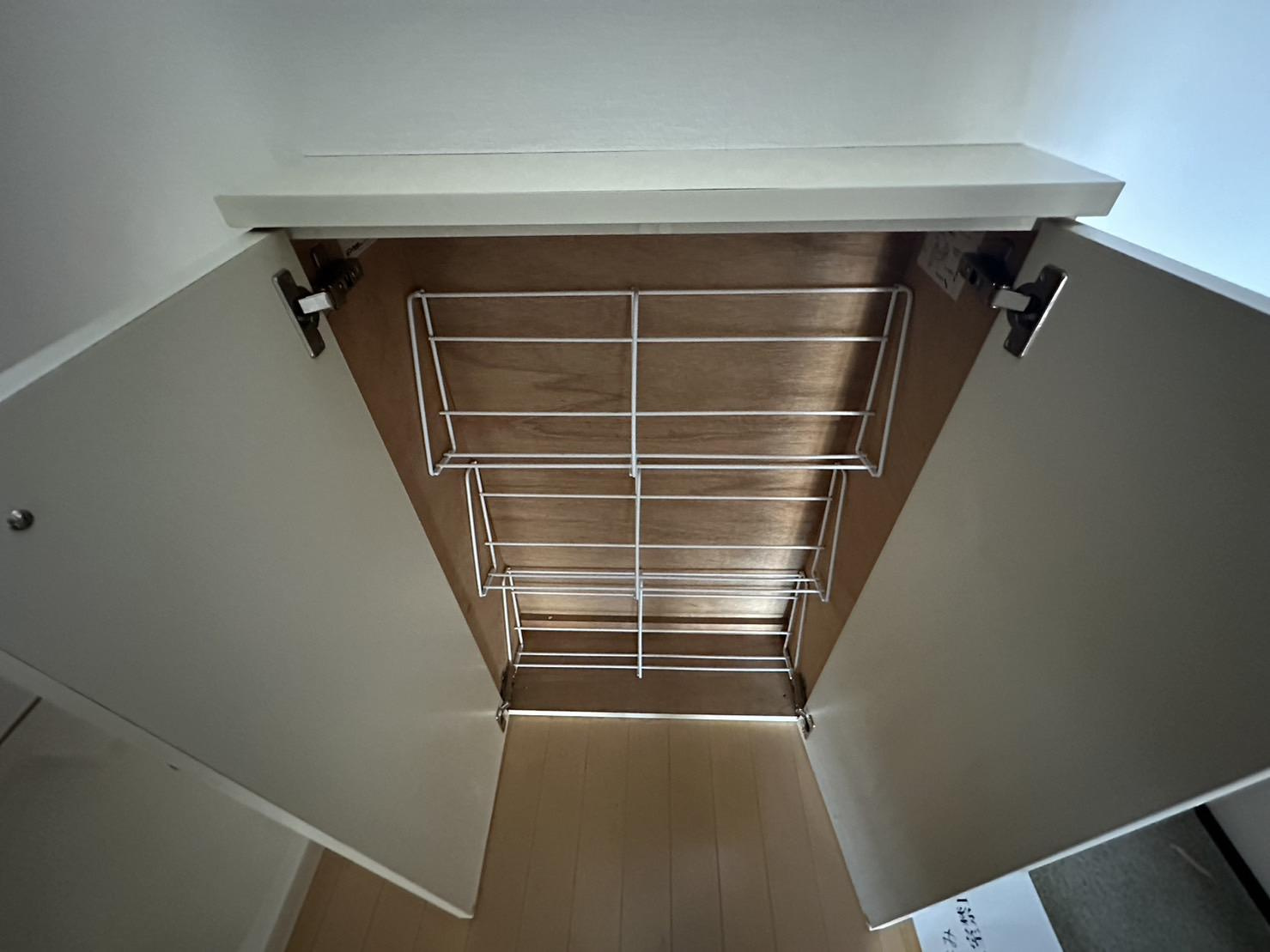 川崎市多摩区枡形５丁目のアパートの玄関