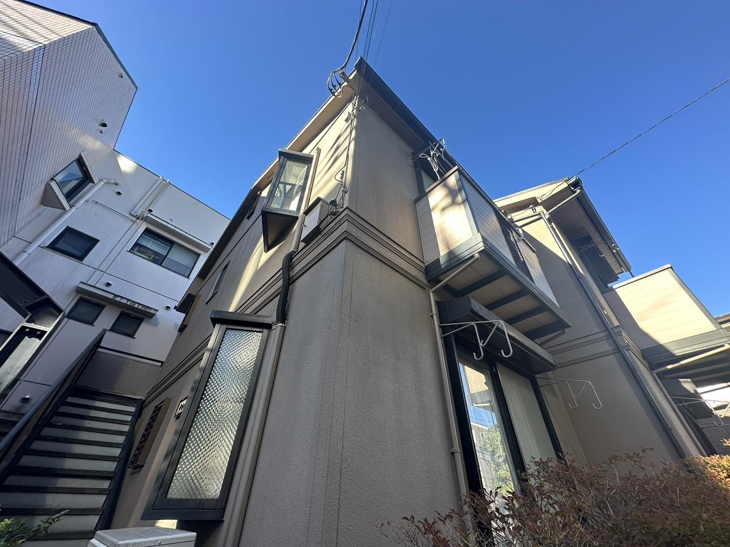 川崎市多摩区登戸のアパートの外観