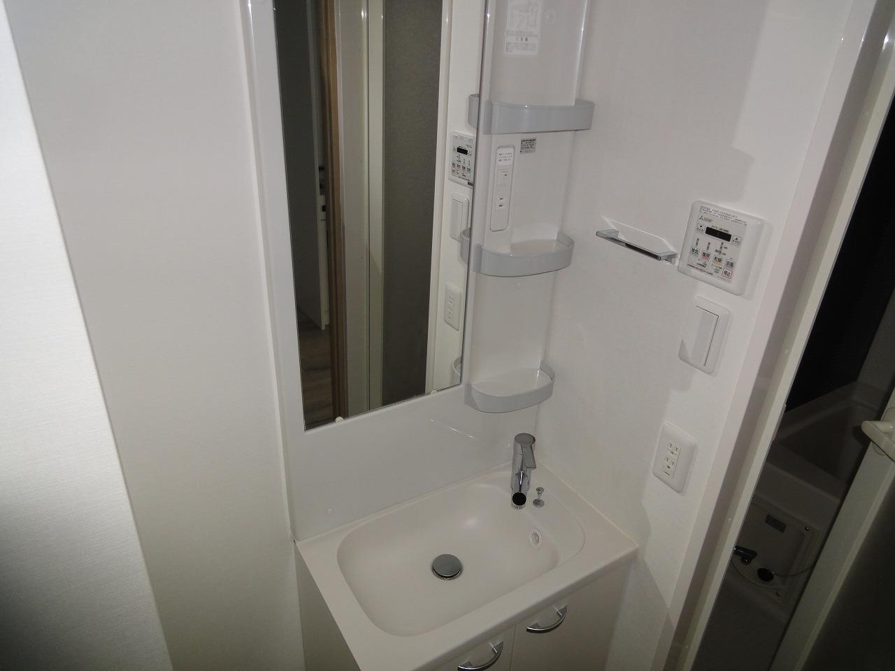 川崎市多摩区登戸の賃貸マンションの洗面所