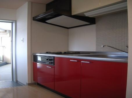 川崎市多摩区登戸の賃貸マンションのキッチン