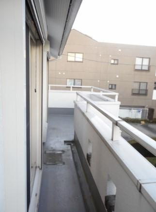 カサカリエンテ千歳台のバルコニー