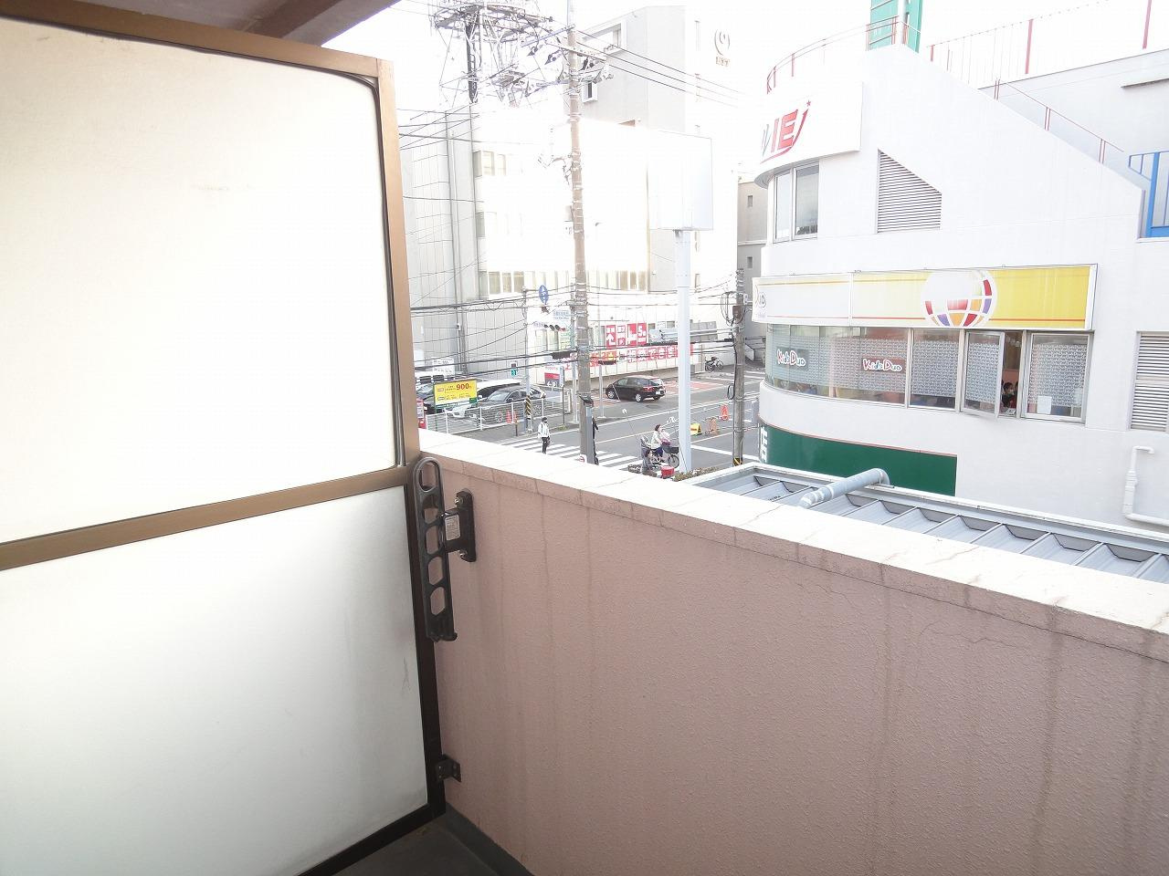 川崎市多摩区登戸の賃貸マンションのバルコニー