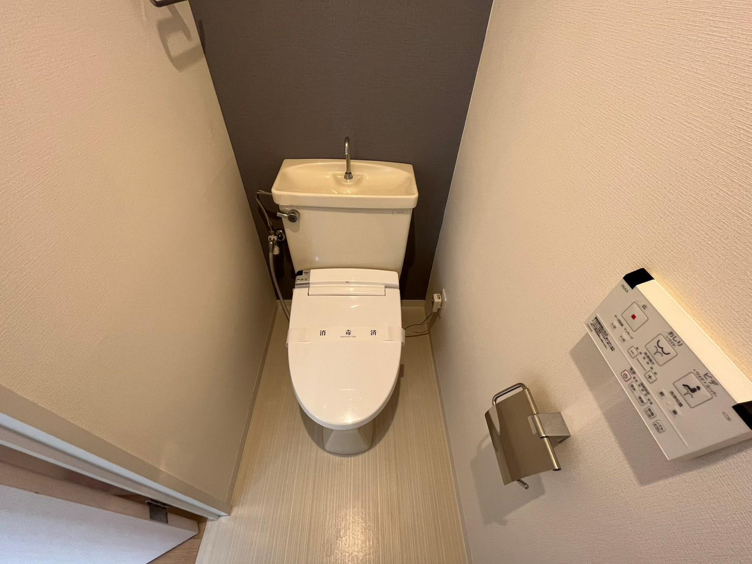 川崎市多摩区登戸新町の賃貸マンションのトイレ