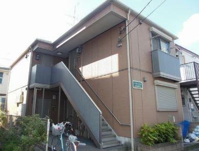 川崎市多摩区登戸新町のアパートの外観