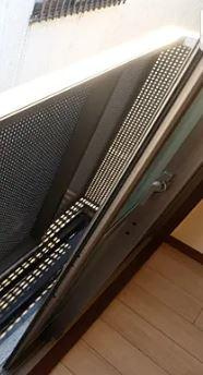 川崎市多摩区登戸新町のアパートのバルコニー