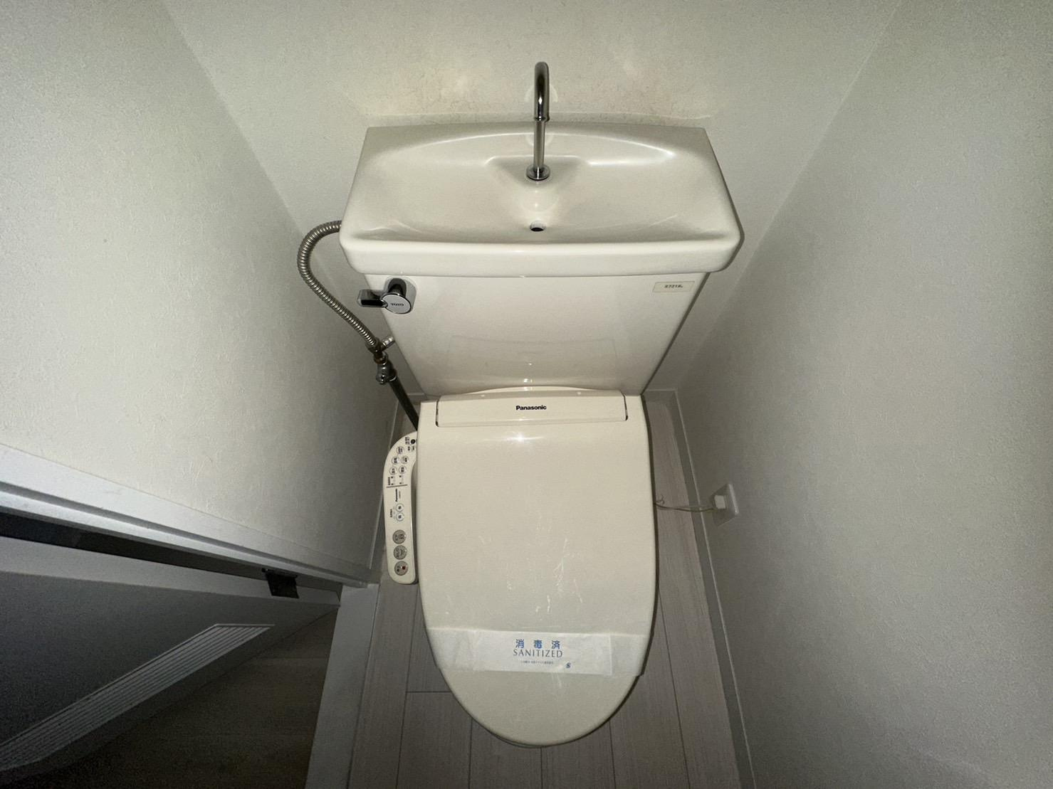 川崎市多摩区菅北浦３丁目の賃貸マンションのトイレ