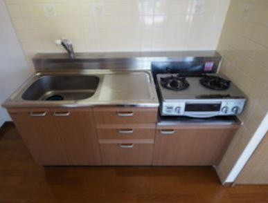 川崎市多摩区登戸の賃貸マンションのキッチン