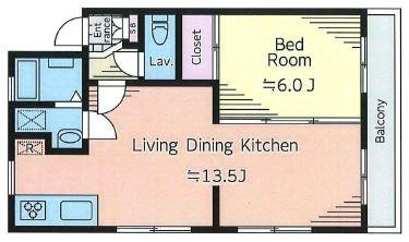 川崎市多摩区登戸新町の賃貸マンションの間取り