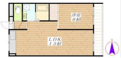 川崎市多摩区宿河原４丁目の賃貸マンションの間取り